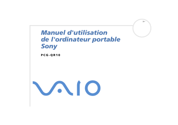 Manuel du propriétaire | Sony PCG-QR10 Manuel utilisateur | Fixfr