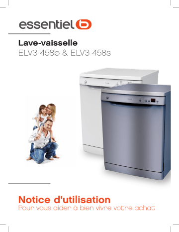 Manuel du propriétaire | Essentiel b ELV3 458s Lave-vaisselle Manuel utilisateur | Fixfr