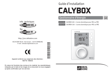 Manuel du propriétaire | DELTA DORE CALYBOX 330 Manuel utilisateur | Fixfr