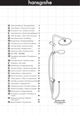 Hansgrohe Showerpipe Croma 220 Reno Mode d'emploi