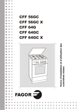 Fagor CFF-64GC Manuel utilisateur