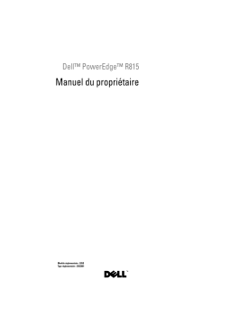 Dell PowerEdge R815 server Manuel du propriétaire