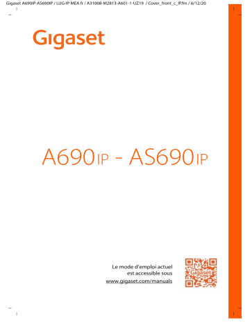 AS690 IP | Gigaset A690 IP Mode d'emploi | Fixfr