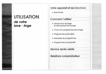 Manuel du propriétaire | Brandt BG800 Manuel utilisateur | Fixfr