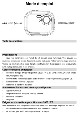 Easypix W318 Mode d'emploi