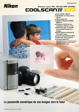 Nikon COOLSCAN IV ED Manuel utilisateur