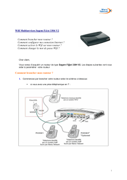 Sagem 2864 Manuel utilisateur