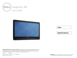 Dell Inspiron 3052 desktop spécification