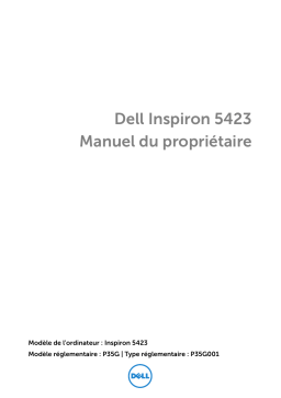 Dell Inspiron 14z 5423 laptop Manuel du propriétaire