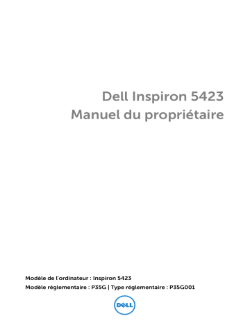 Dell Inspiron 14z 5423 laptop Manuel du propriétaire | Fixfr