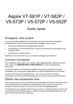 Acer Aspire V5-572G Manuel utilisateur