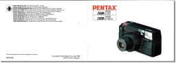Pentax Série Zoom 70 Manuel utilisateur