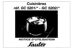 sauter GC5201 Manuel utilisateur