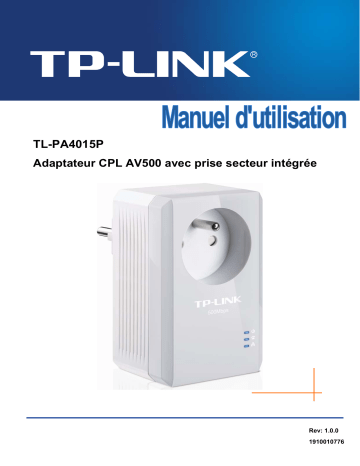 Manuel du propriétaire | TP-LINK PA4015 Manuel utilisateur | Fixfr