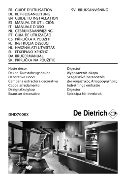 De Dietrich DHD7000X Manuel utilisateur