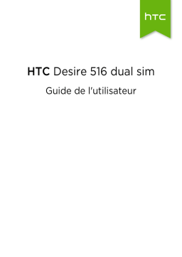 HTC Desire 516 Dual SIM Manuel utilisateur