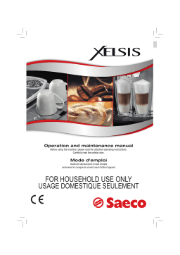 Saeco xelsis Manuel utilisateur