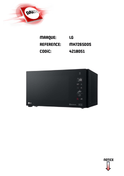 LG MH7265DDS Manuel utilisateur