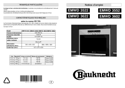 Whirlpool EMWD 3622 IN Manuel utilisateur