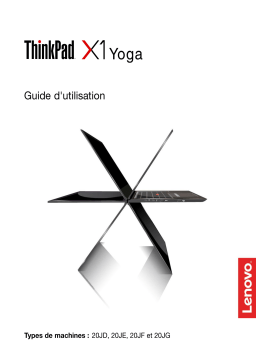 Lenovo ThinkPad X1 Yoga Manuel utilisateur