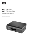 Western Digital WD TV LIVE MEDIA PLAYER Manuel utilisateur