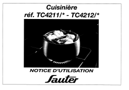 sauter TC4211 Manuel utilisateur