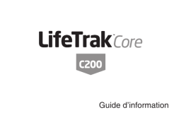 LifeTrak Core C200 Manuel utilisateur