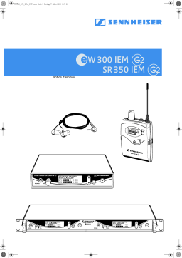 Sennheiser EW 300 IEM G2 Manuel utilisateur