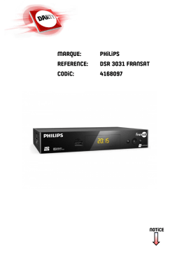 Philips DSR3331F CONNECT Manuel utilisateur