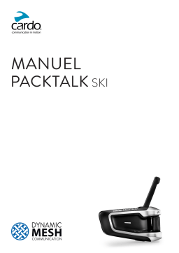 Cardo Systems Packtalk Ski Manuel utilisateur