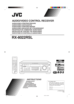 JVC RX-8022R Manuel utilisateur