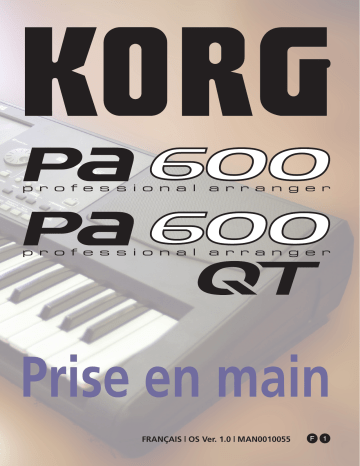 Pa600QT | Mode d'emploi | Korg PA600 Manuel utilisateur | Fixfr