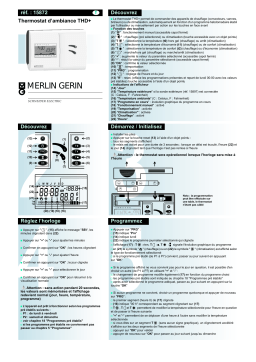 MERLIN GERIN THD PLUS Manuel utilisateur