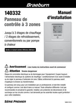 Braeburn 140332 Premier 3-Zone Control Panel Manuel utilisateur