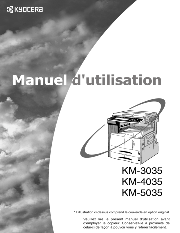 Manuel du propriétaire | KYOCERA KM-5035 Manuel utilisateur | Fixfr