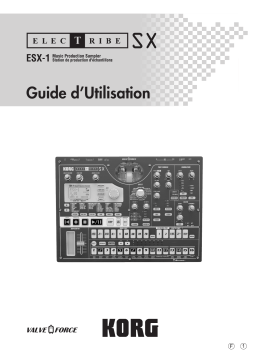 Korg ESX1 Manuel utilisateur