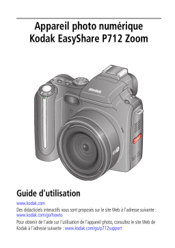 Kodak P712 Manuel utilisateur