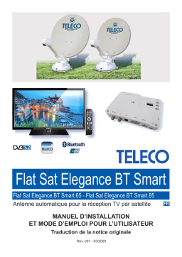 Teleco Flatsat Elegance BT Manuel utilisateur