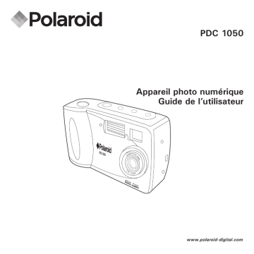 Manuel du propriétaire | Polaroid PDC 1050 Manuel utilisateur | Fixfr