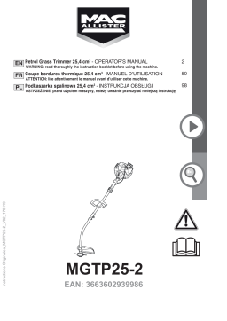 Mac Allister MGTP25-2 Manuel utilisateur