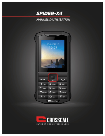 Mode d'emploi | Crosscall Spider X4 Manuel utilisateur | Fixfr