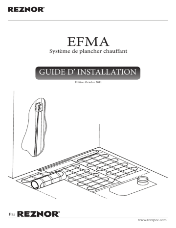 Guide d'installation | Reznor EFMA Manuel utilisateur | Fixfr