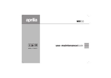 Manuel du propriétaire | APRILIA MX50 Manuel utilisateur | Fixfr