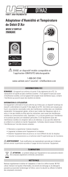 UEi DTHA2 Digital Airflow Temperature Humidity Adapter Manuel du propriétaire