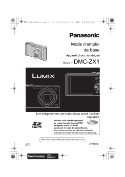 Panasonic LUMIX DMC-ZX1 Manuel utilisateur