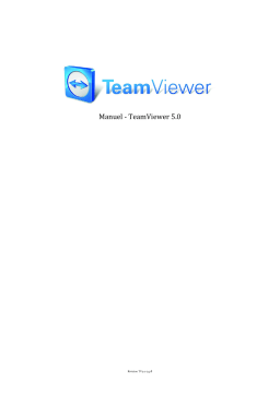 TEAMVIEWER TEAMVIEWER 5.0 Manuel utilisateur