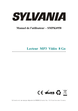 Sylvania SMPK 6958 Manuel utilisateur