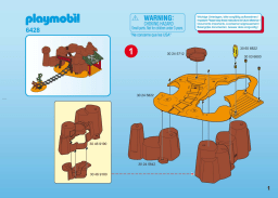 Playmobil 6428 Western goudmijn Manuel utilisateur
