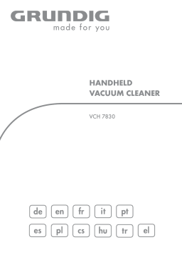 Grundig VCH 7830 Manuel utilisateur