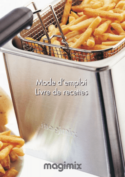 Magimix FRITEUSE PRO 500F Manuel utilisateur